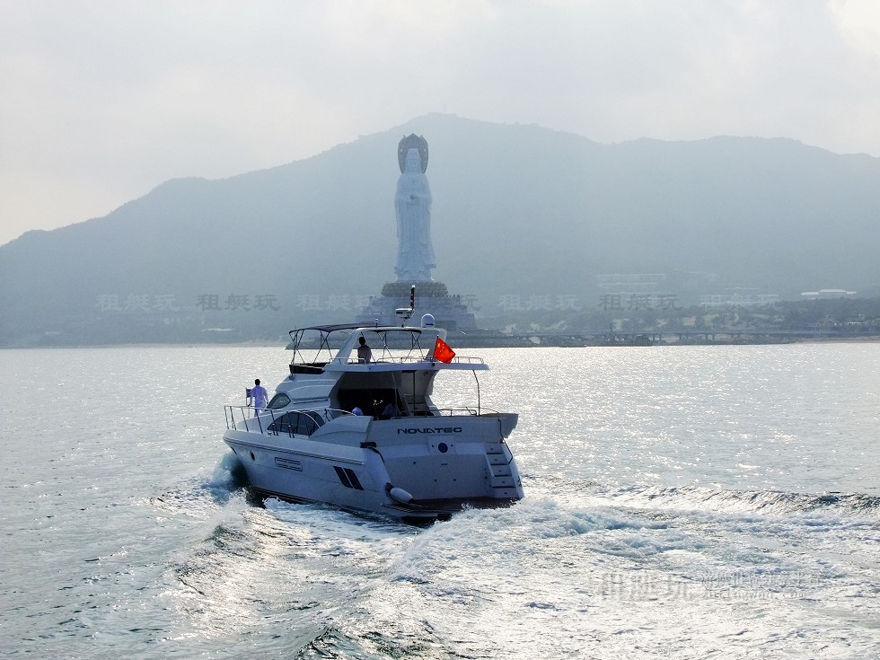 三亞旅游 游艇帆船租賃 三亞港-東/西島-南山海上觀音