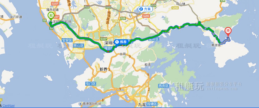 深圳大鵬新區東山社區海碓路七星灣游艇會