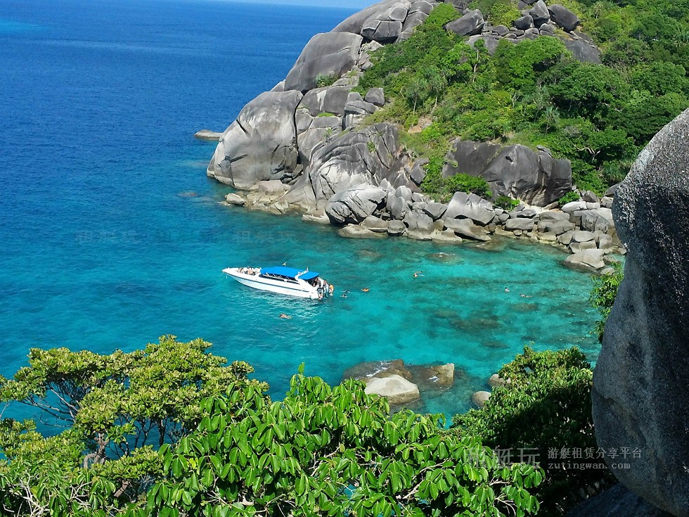 普吉游艇俱樂部（Boat Lagoon Marina）→閣朗艾島→蛋島→納卡島→普吉游艇俱樂部